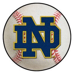 Notre Dame University Baseball Rug