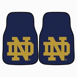 Notre Dame University Car Mat Set