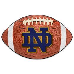 Notre Dame University Football Rug