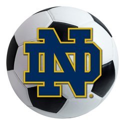 Notre Dame University Soccer Ball Rug