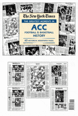 NY Times Newspaper - Greatest Moments in ACC Football & Basketball