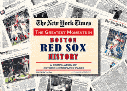 NY Times Newspaper  - Greatest Moments in Boston Red Sox History