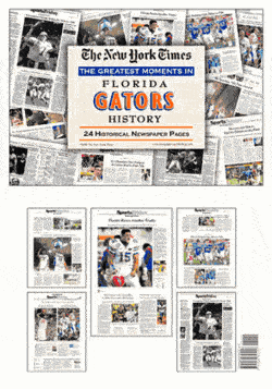 NY Times Newspaper - Greatest Moments in Florida Gators History