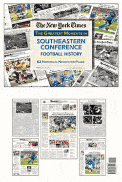 NY Times Newspaper Greatest Moments in Southeastern Conference History