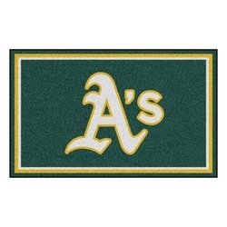 Oakland Athletics Floor Rug - 4x6