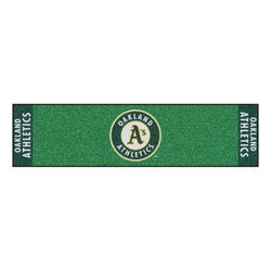 Oakland Athletics Golf Putting Green Mat