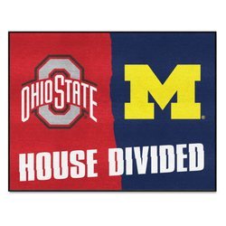 Ohio State / Michigan House Divided All-Star Mat