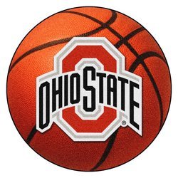 Ohio State University Basketball Rug