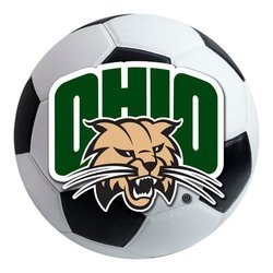 Ohio University Soccer Ball Rug