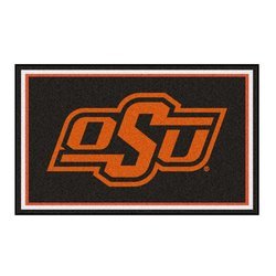 Oklahoma State University Floor Rug - 4x6