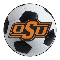 Oklahoma State University Soccer Ball Rug