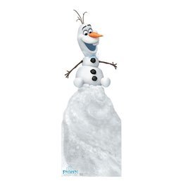 Olaf on Snow Mound Disney's Olaf's Frozen Adventure Cardboard Cutout