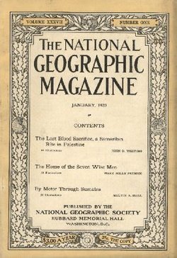 Old National Geographic Magazines