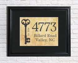 Our First Home Personalized Framed Print