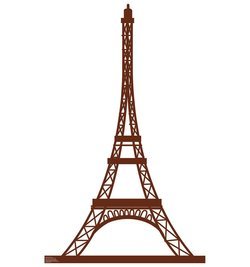 Paris Eiffel Tower Cardboard Cutout