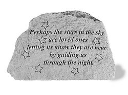 Perhaps the stars in the sky Engraved Stone