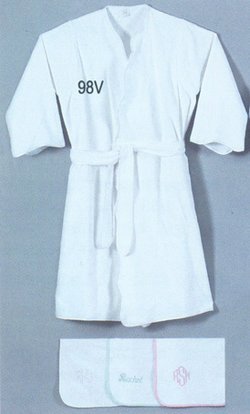 Personalized Adult Scalloped Robe