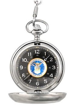 Personalized Air Force Pocket Watch - Heroes Timepiece Collection