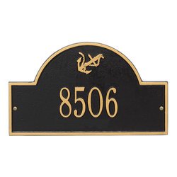 Personalized Anchor Arch Address Plaque