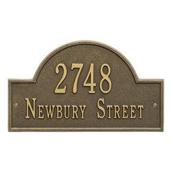 Personalized Arch Address Plaque - 2 Line