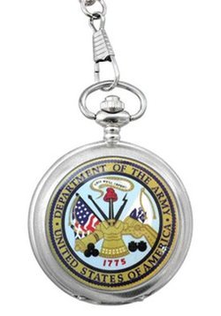 Personalized Army Pocket Watch - Heroes Timepiece Collection