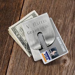 Personalized Art Form Money Clip and Wallet