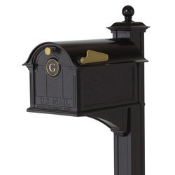 Personalized Initial Balmoral Mailbox Package