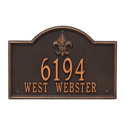 Personalized Bayou Vista Address Plaque - 2 Line