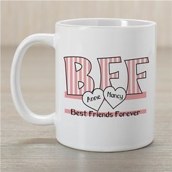 Personalized Best Friends Coffee Mug