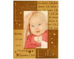 Personalized Birth Certificate Frame
