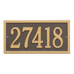 Personalized Bismark Address Plaque - 1 Line