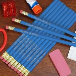 Personalized Blue Pencils