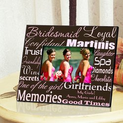 Personalized Bridesmaid Frame