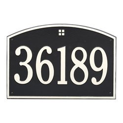Personalized Cape Charles Large Address Plaque - 1 Line