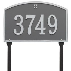 Personalized Cape Charles Lawn Address Plaque - 1 Line