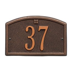 Personalized Cape Charles Small Address Plaque - 1 Line