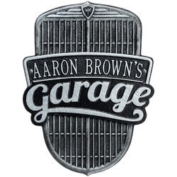 Personalized Car Grille Garage Plaque