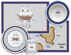 Personalized Childrens Ahoy Matey 4 Piece Table Set