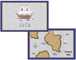 Personalized Childrens Ahoy Matey Placemat