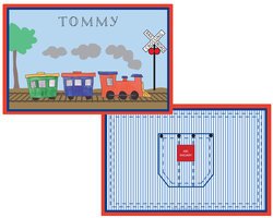 Personalized Childrens All Aboard Placemat
