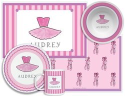 Personalized Childrens Ballerina 4 Piece Table Set