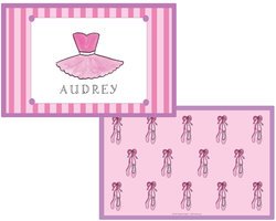 Personalized Childrens Ballerina Placemat