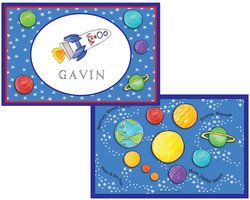 Personalized Childrens Blast Off Placemat