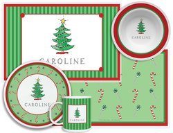 Personalized Childrens Christmas 4 Piece Table Set
