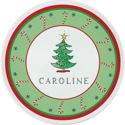 Personalized Childrens Christmas Dining Plate
