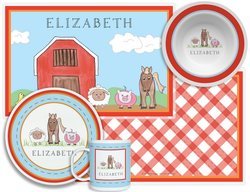 Personalized Childrens Down On The Farm 4 Piece Table Set