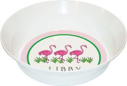 Personalized Childrens Flamingo Fun Dining Bowl
