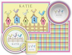 Personalized Childrens For The Birds 4 Piece Table Set