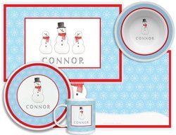 Personalized Childrens Frosty Man 4 Piece Table Set
