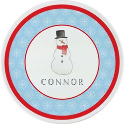 Personalized Childrens Frosty Man Dining Plate